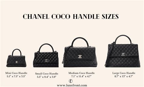 coco chanel handle bag price|chanel coco handle sizes.